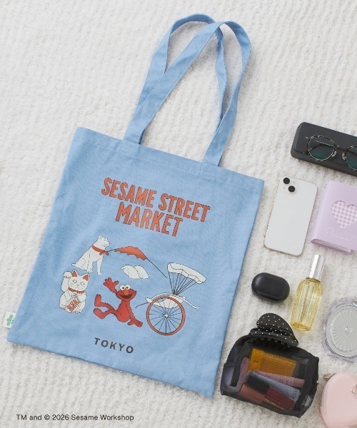 SESAME STREET(セサミストリート)の「【NIPPON】トートバッグ(トートバッグ・レディース・オレンジ/ブルー/ピンク・F)」の2枚目の写真