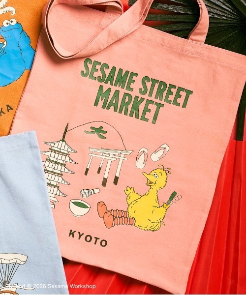 SESAME STREET(セサミストリート)の「【NIPPON】トートバッグ(トートバッグ・レディース・オレンジ/ブルー/ピンク・F)」の4枚目の写真