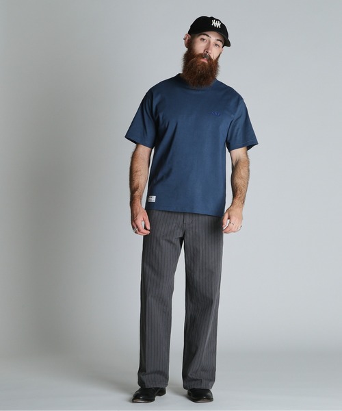 schott(ショット)の「Schott/ショット/NICE Schott T-SHIRT/ナイスショット Tシャツ(Tシャツ/カットソー・メンズ・ネイビー/ホワイト/チャコールグレー・M/2XL/XL/L)」の20枚目の写真