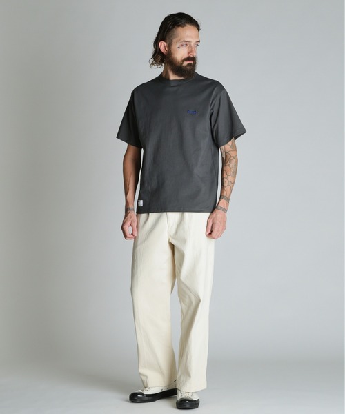 schott(ショット)の「Schott/ショット/NICE Schott T-SHIRT/ナイスショット Tシャツ(Tシャツ/カットソー・メンズ・ネイビー/ホワイト/チャコールグレー・M/2XL/XL/L)」の18枚目の写真