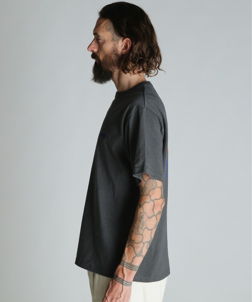 schott(ショット)の「Schott/ショット/NICE Schott T-SHIRT/ナイスショット Tシャツ(Tシャツ/カットソー・メンズ・ネイビー/ホワイト/チャコールグレー・M/2XL/XL/L)」の10枚目の写真