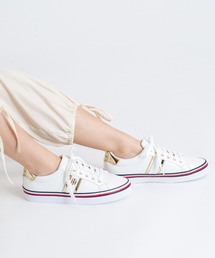 Rivel（リヴェル）の「【TOMMY HILFIGER】シンプルスニーカー　トリコロール×ゴールド（スニーカー）」