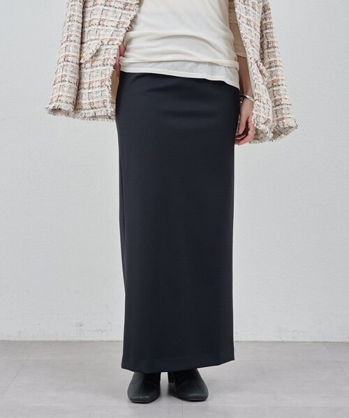 SHENERY（シーナリー）の「ストレッチジャージータイトスカート（スカート・レディース・ブラック/アイボリー・36/40/38）」の8枚目の写真