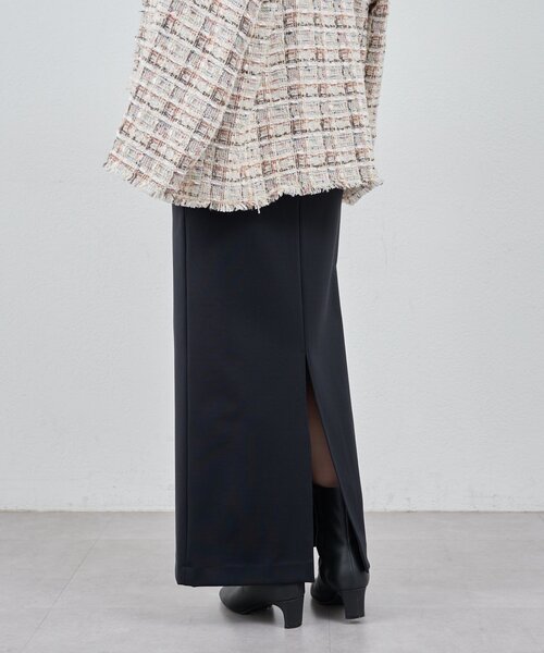 SHENERY（シーナリー）の「ストレッチジャージータイトスカート（スカート・レディース・ブラック/アイボリー・36/40/38）」の9枚目の写真