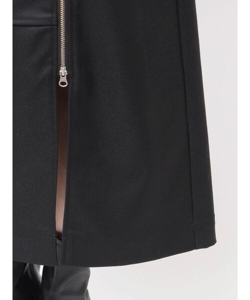 MURUA(ムルーア)の「ジップスリットAラインスカート(スカート・レディース・ベージュ/ブラック・1/2)」の4枚目の写真