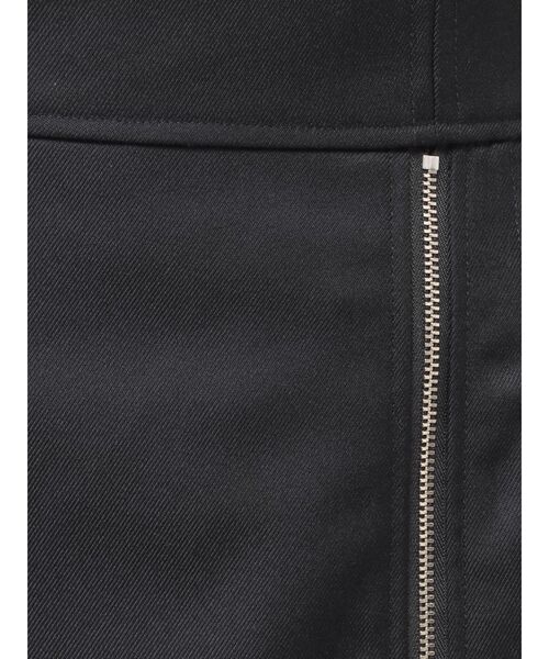 MURUA(ムルーア)の「ジップスリットAラインスカート(スカート・レディース・ベージュ/ブラック・1/2)」の9枚目の写真