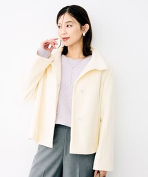 UNTITLED | スタンドカラーショートコート(その他アウター)