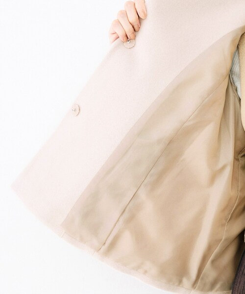 UNTITLED（アンタイトル）の「スタンドカラーショートコート（その他アウター・レディース・オフホワイト/グレー/ナチュラル/ブラック・01/02/03）」の19枚目の写真