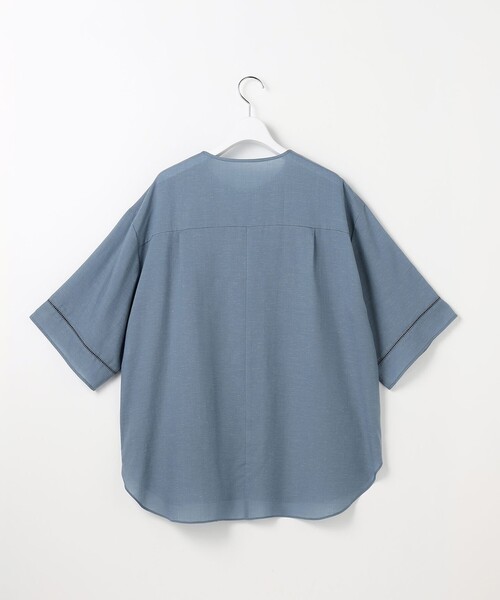 自由区(ジユウク)の「ナチュラルリネンタックデザイン ブラウス(シャツ/ブラウス・レディース・ブラウン系/スカイブルー系/ベージュ系1・32)」の15枚目の写真