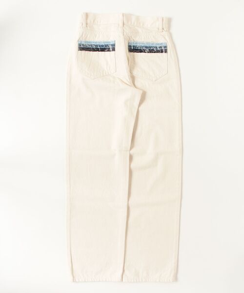 DOUBLE STANDARD CLOTHING(ダブルスタンダードクロージング)の「12.5oz グラデーションデニムパンツ(デニムパンツ・レディース・アイボリー・38/36)」の2枚目の写真