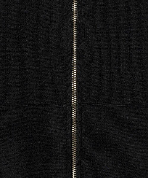 H　BEAUTY&YOUTH UNITED ARROWS（エイチビューティーアンドユースユナイテッドアローズ）の「＜H＞ウールスムース ジップパーカー（カーディガン/ボレロ・レディース・ダークグレー/ブラック・FREE）」の15枚目の写真