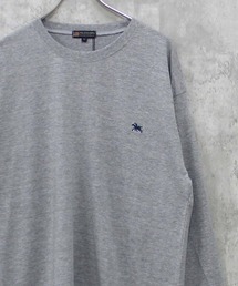POLO CHAMPS（ポロチャンプス）の「【POLOCHAMPS / ポロチャンプス】ワンポイント 刺繍 ロングTシャツ（Tシャツ/カットソー）」