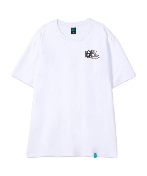 ASTRAL PROJECTION（アストラルプロジェクション）の「[エピスタジオXスキャリーブラザーSERIES 3]コットンルーズフィット半袖Tシャツ_ホワイト（Tシャツ/カットソー・メンズ・その他・M/L/XL/XXL）」の2枚目の写真