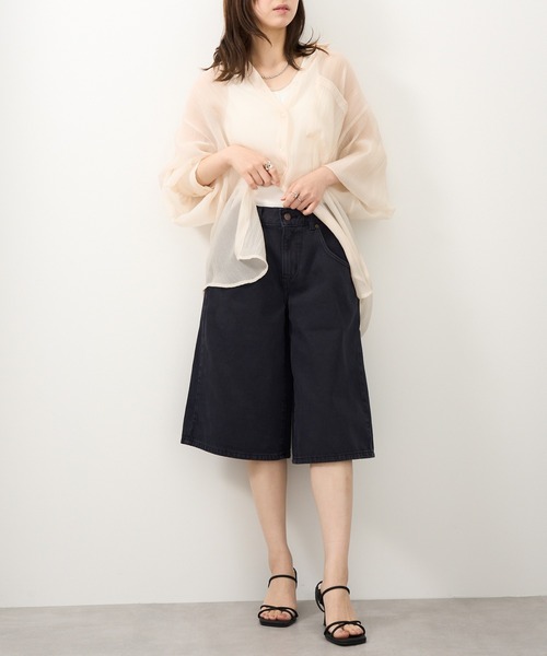 Levi's（リーバイス）の「【Levi’s】リーバイス デニムショーツ ジョーツ ハーフパンツ SUPER BAGGY JORTS（デニムパンツ・レディース・インディゴブルー/ブラック・25/26/27）」の13枚目の写真
