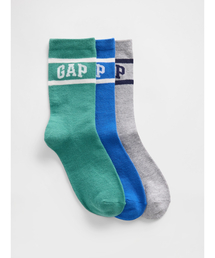 GAP | GAPロゴ クルーソックス 3足セット (キッズ)(ソックス/靴下)