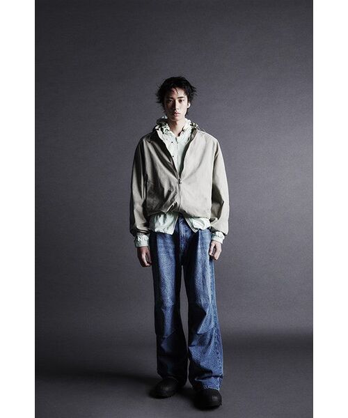 KIIMUIR(キミュア)の「セミワイドパラシュートデニムパンツ_ブルー(デニムパンツ・レディース・その他・MEDIUM/LARGE)」の5枚目の写真