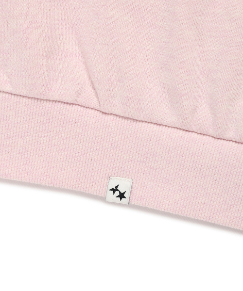 Cavish（カビシ）の「TWIN STAR ZIP UP HOODIE PINK(CV2FFUM498A)（パーカー・レディース・ピンク・S/M/L）」の7枚目の写真