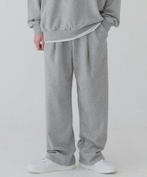 PIANER（ピアネール）の「エッセンシャルワンタックワイドスウェットパンツ（メランジ）（スウェットパンツ）」