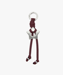 FIND KAPOOR（ファインドカプア）の「ステラチャームキーホルダー - バーガンディ（キーケース/キーアクセサリー）」