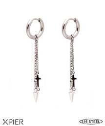 XPIER（エクスピア）の「エクスピア ea18153 リンクチェーンイヤリング 無アレルギー（ピアス（両耳用））」