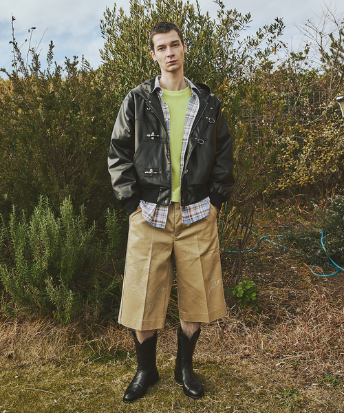 JOURNAL STANDARD(ジャーナルスタンダード)の「フェイクレザー ファイヤーマン フード ジャケット(その他アウター・メンズ・ブラウン/ブラック・LARGE/MEDIUM)」の20枚目の写真