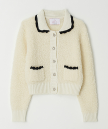 Alpaca Knit Cardigan (Ivory)