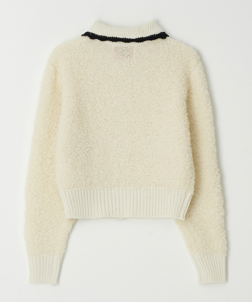 SIWEOL107(シウォル107)の「Alpaca Knit Cardigan (Ivory)(カーディガン/ボレロ・レディース・アイボリー・FREE)」の2枚目の写真