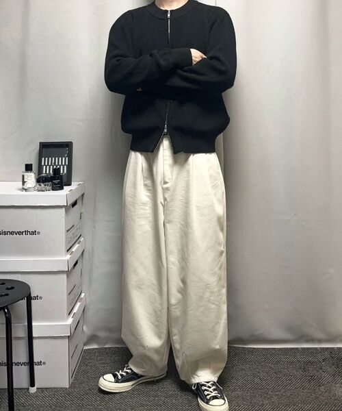 Big Unionの「ジップアップニットジャケット(グレー)(その他アウター・メンズ・その他・S/M/L)」の11枚目の写真