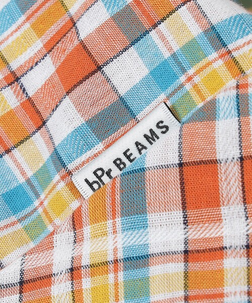 bpr BEAMS（ビーピーアール ビームス ）の「チェック ラウンド エコバッグ（ショルダーバッグ・レディース・オレンジ/グリーン/レッド/パープル・ONE SIZE）」の19枚目の写真