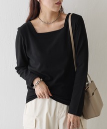 COLONY 2139（コロニートゥーワンスリーナイン）の「起毛フラッフィー前後2WAYネックプルオーバー（Tシャツ/カットソー）」