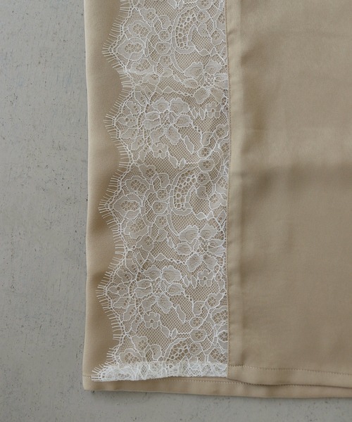 CLEIO(クレイオ)の「【CLEIO】デザインレースサテンスカート DESIGN LACE SATIN SKIRT(スカート・レディース・ベージュ/グリーン系その他/アイボリー・FREE)」の18枚目の写真