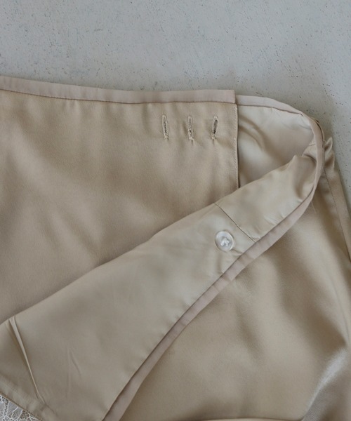 CLEIO(クレイオ)の「【CLEIO】デザインレースサテンスカート DESIGN LACE SATIN SKIRT(スカート・レディース・ベージュ/グリーン系その他/アイボリー・FREE)」の21枚目の写真