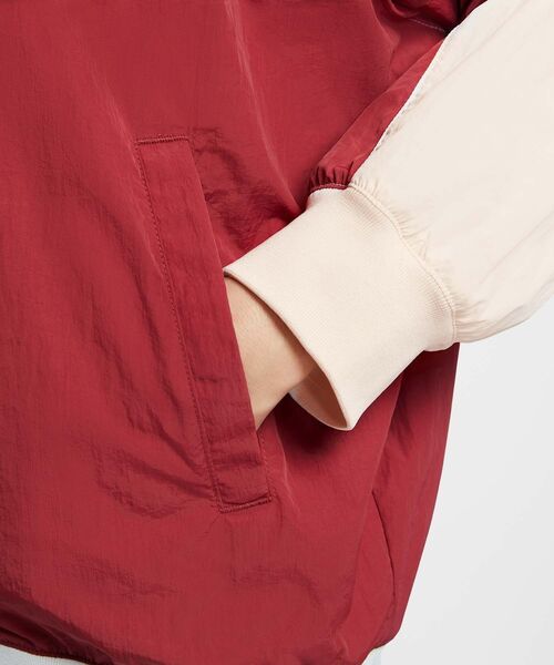 NIKE（ナイキ）の「ナイキ スポーツウェア ウィメンズ オーバーサイズド バーシティ ジャケット / Nike Sportswear Women's Oversized Varsity Jacket IF0333-613 Team Crimson（ブルゾン・レディース・レッド系その他・L/M/S/XL/XS）」の6枚目の写真