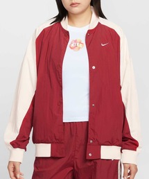 NIKE | ナイキ スポーツウェア ウィメンズ オーバーサイズド バーシティ ジャケット / Nike Sportswear Women's Oversized Varsity Jacket IF0333-613 Team Crimson(ブルゾン)