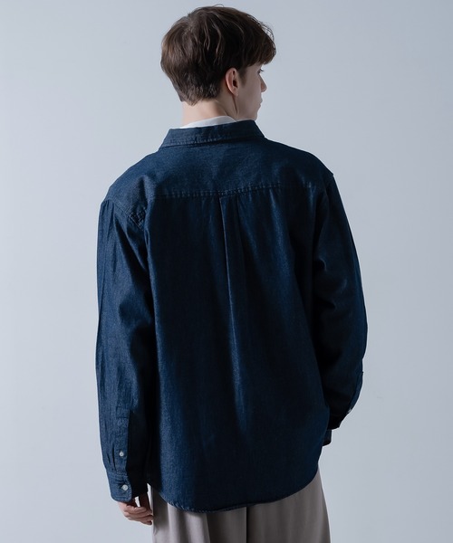 improves(インプローブス)の「6oz デニム シャツ(シャツ/ブラウス・メンズ・ブルー/ブルー系/ネイビー・SMALL/MEDIUM/LARGE/X-LARGE)」の6枚目の写真