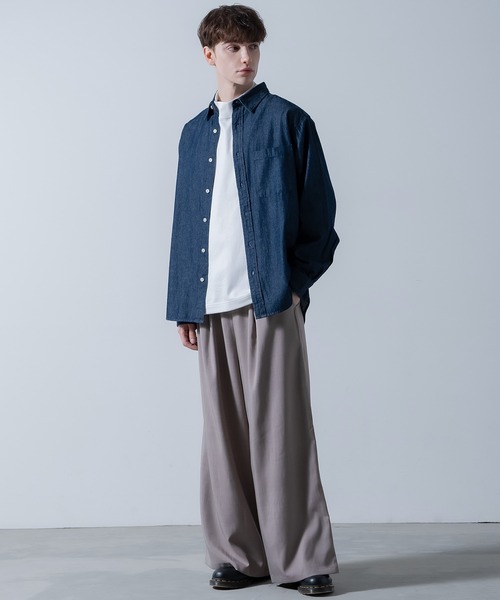 improves(インプローブス)の「6oz デニム シャツ(シャツ/ブラウス・メンズ・ブルー/ブルー系/ネイビー・SMALL/MEDIUM/LARGE/X-LARGE)」の7枚目の写真