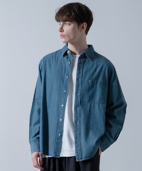 improves(インプローブス)の「6oz デニム シャツ(シャツ/ブラウス・メンズ・ブルー/ブルー系/ネイビー・SMALL/MEDIUM/LARGE/X-LARGE)」の13枚目の写真