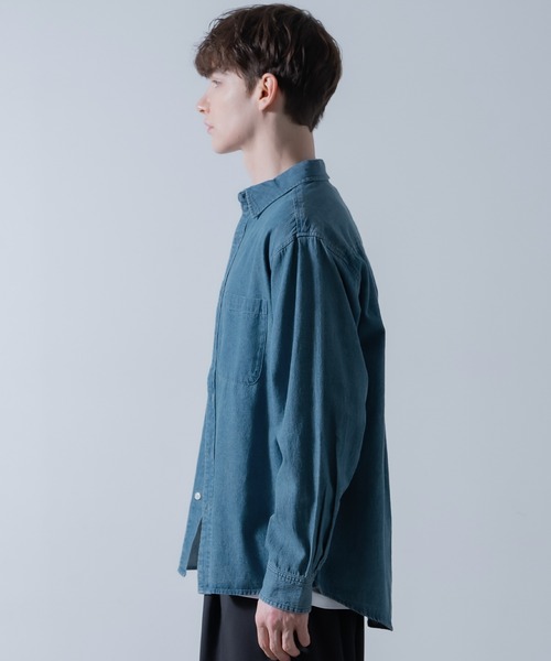 improves(インプローブス)の「6oz デニム シャツ(シャツ/ブラウス・メンズ・ブルー/ブルー系/ネイビー・SMALL/MEDIUM/LARGE/X-LARGE)」の14枚目の写真