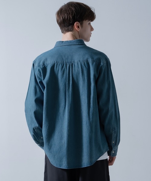 improves(インプローブス)の「6oz デニム シャツ(シャツ/ブラウス・メンズ・ブルー/ブルー系/ネイビー・SMALL/MEDIUM/LARGE/X-LARGE)」の15枚目の写真