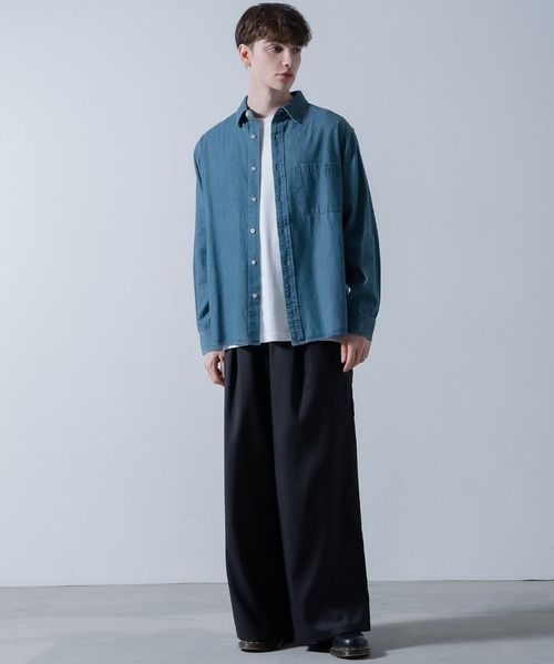 improves(インプローブス)の「6oz デニム シャツ(シャツ/ブラウス・メンズ・ブルー/ブルー系/ネイビー・SMALL/MEDIUM/LARGE/X-LARGE)」の16枚目の写真