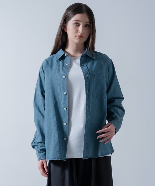 improves(インプローブス)の「6oz デニム シャツ(シャツ/ブラウス・メンズ・ブルー/ブルー系/ネイビー・SMALL/MEDIUM/LARGE/X-LARGE)」の18枚目の写真