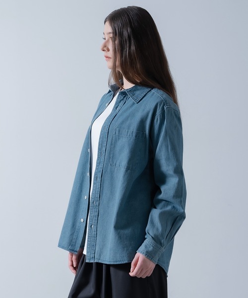 improves(インプローブス)の「6oz デニム シャツ(シャツ/ブラウス・メンズ・ブルー/ブルー系/ネイビー・SMALL/MEDIUM/LARGE/X-LARGE)」の19枚目の写真