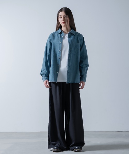 improves(インプローブス)の「6oz デニム シャツ(シャツ/ブラウス・メンズ・ブルー/ブルー系/ネイビー・SMALL/MEDIUM/LARGE/X-LARGE)」の21枚目の写真