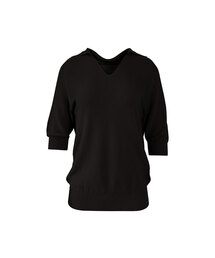 V Collar Neck Raglan Half Sleeve Knitwear (5colors)
