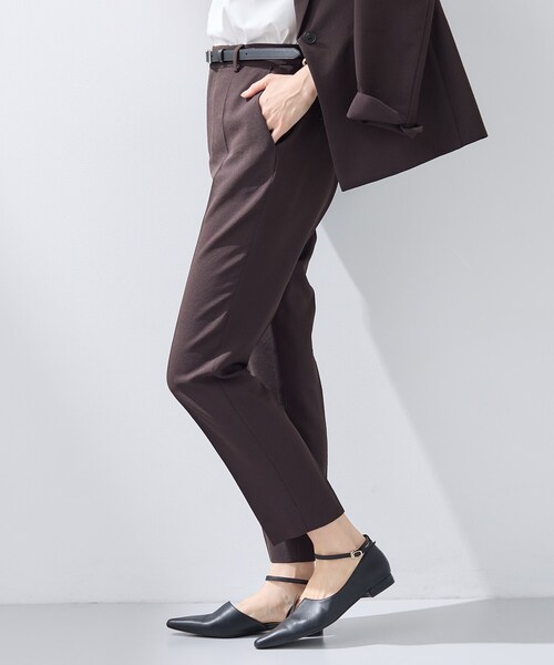 INDIVI（インディヴィ）の「【洗える／UVケア／麻調】テーパードパンツ（その他パンツ・レディース・ネイビー/ライトグレー/ブラウン系その他・40/38/36/15 /13/12/05/03）」の10枚目の写真