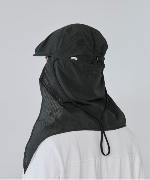 OVERRIDE(オーバーライド)の「OVERRIDE VENTED SUNSHADE HUNTING / オーバーライド(ハンチング/ベレー帽・メンズ・ブラック/ライトグレー/ブラウン・59cm)」の6枚目の写真