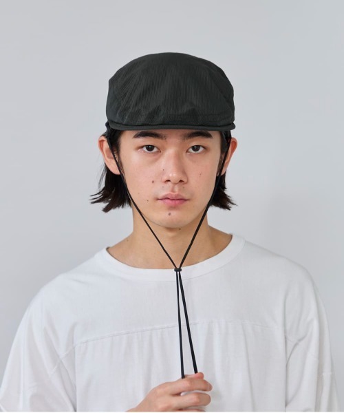 OVERRIDE(オーバーライド)の「OVERRIDE VENTED SUNSHADE HUNTING / オーバーライド(ハンチング/ベレー帽・メンズ・ブラック/ライトグレー/ブラウン・59cm)」の10枚目の写真