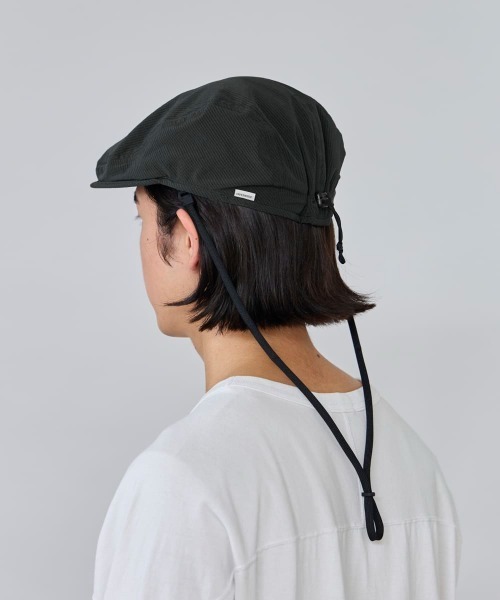 OVERRIDE(オーバーライド)の「OVERRIDE VENTED SUNSHADE HUNTING / オーバーライド(ハンチング/ベレー帽・メンズ・ブラック/ライトグレー/ブラウン・59cm)」の12枚目の写真