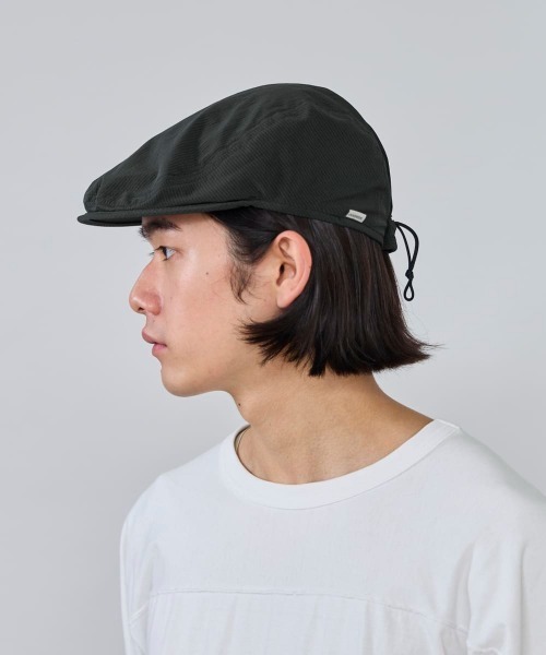 OVERRIDE(オーバーライド)の「OVERRIDE VENTED SUNSHADE HUNTING / オーバーライド(ハンチング/ベレー帽・メンズ・ブラック/ライトグレー/ブラウン・59cm)」の15枚目の写真