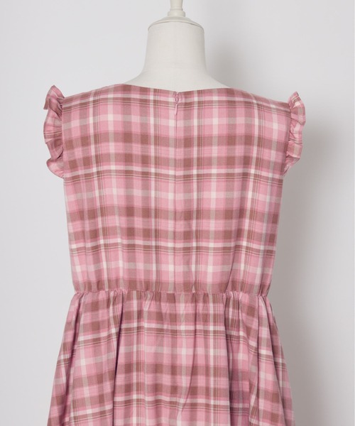 Lolime by mellfy memory(ロリミー バイ メルフィーメモリー)の「frill heart long dress(ワンピース・レディース・ピンク/グレー・M/LL)」の18枚目の写真